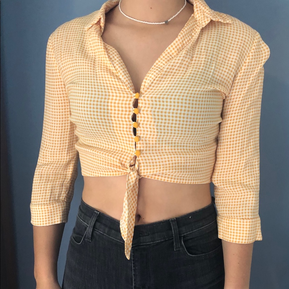 FOREVER 21 yellow tie